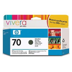 Ink Cartridges/Hewlett-Packard: Hewlett-Packard, 70, 130ml, Matte, Black, Ink, Cartridge, 