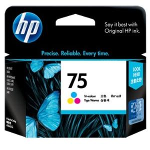 HEWLETT-PACKARD, 75, TRI-COLOR, INK, CART, CB337WA, 