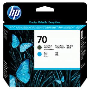 Ink Cartridges/Hewlett-Packard: Hewlett-Packard, 70, Matte, Black, and, Cyan, Printhead, 