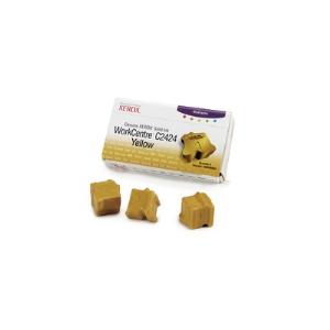 Ink Cartridges/Fuji Xerox: Fuji, Xerox, WORKCENTRE, C2424, YELLOW, 3XCLRSTIX, SOLID, 
