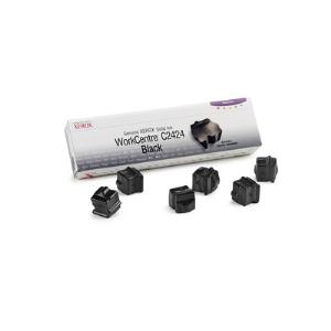 Fuji, Xerox, WORKCENTRE, C2424, BLK, 6XCLRSTIX, SOLID, 