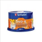 Verbatim, DVD-R, 50pack, InkJet, Printable, 