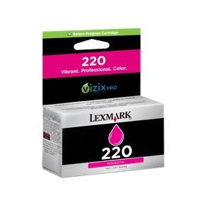 LEXMARK, 220, Magenta, Return, Program, Ink, Cartridge, 