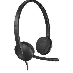 Logitech, H340, USB, HEADSET, -, BLACK., 