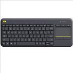 Logitech, K400, PLUS, WIRELESS, TOUCH, KEYBOARD, BLACK, 