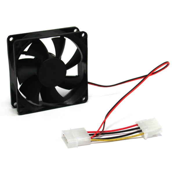 80mm, Silent, Case, Fan, -, Keeps, case, and, component, cool., Molex, Connector., Bulk, Pack., No, Screw, included., Molex, 4pin, (LS), 