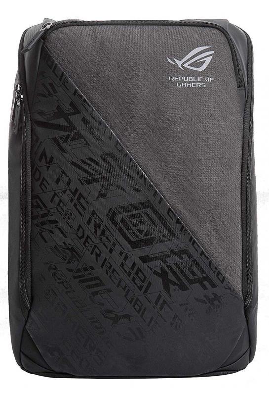 ASUS, BP1502G, ROG, BACKPACK, Black, with, Stylised, Grey, Design, Mesh, Backrest, 300x460x145, With, Notebook, Compartment, Polyest, 