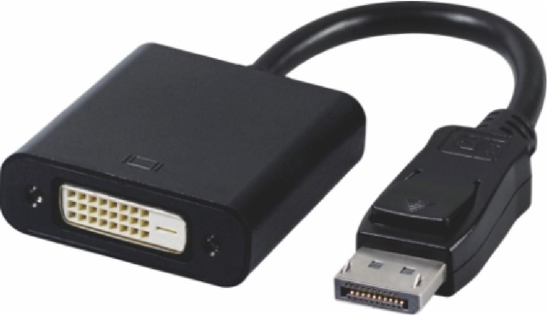 Cables/Astrotek: Astrotek, DisplayPort, DP, to, DVI, Adapter, Converter, Male, to, Female, Active, Connector, Cable, 15cm, -, 20, pins, to, 24+1, pins, EYEfi, 