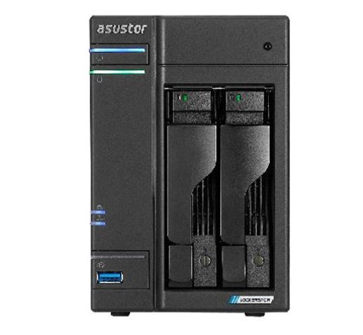 ASUSTOR, 2-BAY, NAS, 3.5/2.5(0/2), QC-2.0GHz, 4GB, M.2(4), 2.5G(2), TWR, 3YR, 