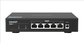 QNAP, QSW-1105-5T, Instantly, upgrade, your, network, to, 2.5GbE, connectivity, 5xPorts, 5x2.5GbE, 