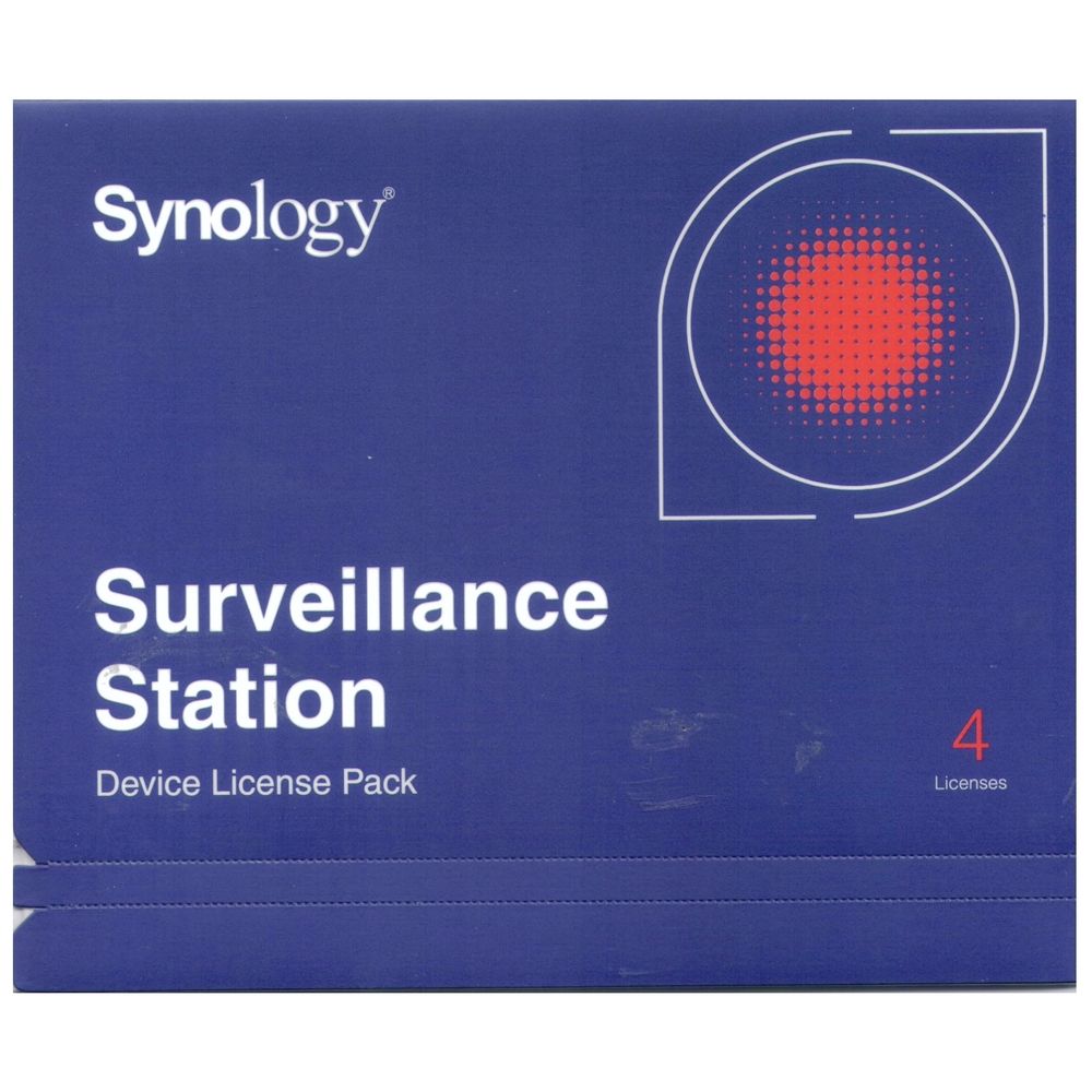 Synology, Surveillance, Device, License, Pack, For, Synology, NAS, -, 4, Additional, Licenses, 