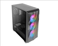 Antec, DF700, FLUX, Wave, Mesh, Front, Thermal, Performance, Tempered, Glass, with, 3x, ARGB, Fan, Front, 1x, Rear, 1x, PSU, Shell, (Reve, 
