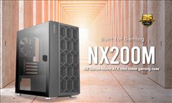 Antec, NX200M, m-ATX, ITX, Value, Case, Large, Mesh, Front, for, excellent, cooling, Side, Window, 1x, 12CM, Fan, Included, Radiator, 