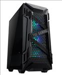 ASUS, GT301, TUF, Gaming, Case, Black, ATX, Mid-Tower, Tempered, Glass, Compact, Case, Honeycomb, Panel, 4, Total, Pre-Installed, 120mm, 