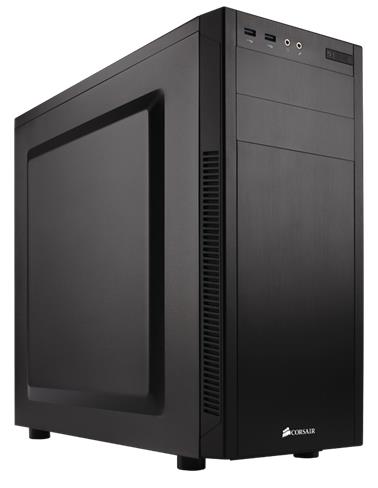 Corsair, 100R, Silent, ATX, Case, Mid-Tower, Case, Black, 7x, PCI, Slots, 