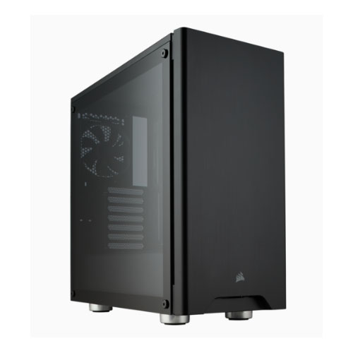 Corsair, Carbide, 275R, Black, Tempered, Glass, Solid, ATX, Mid-Tower, Case., 