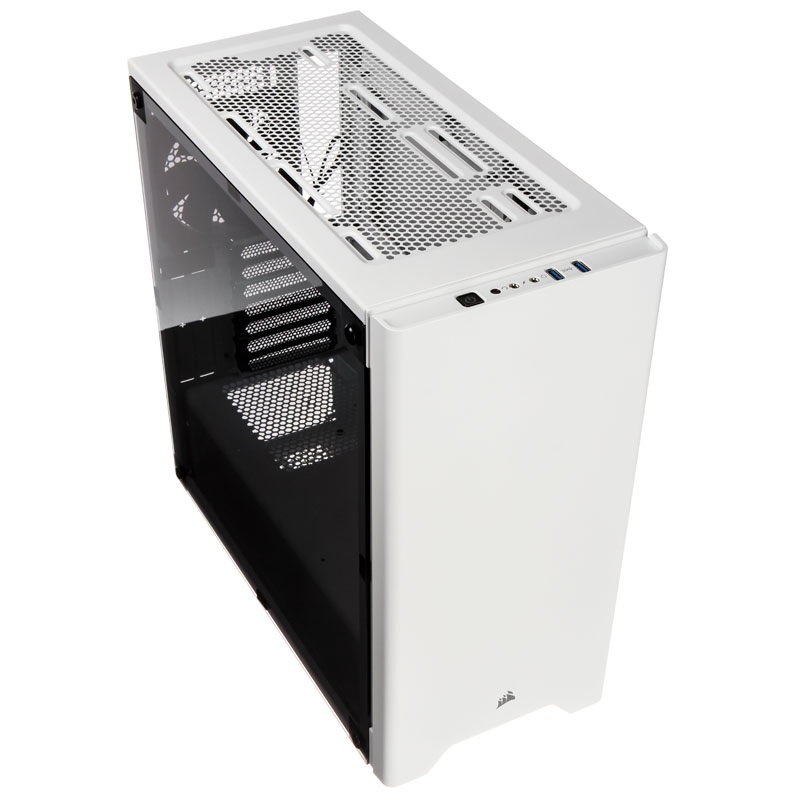 Corsair, Carbide, 275R, White, ATX, Mid-Tower, Case., Side, Window., No, Top, magnetic, mesh, filter., Two, Years, Warranty, 