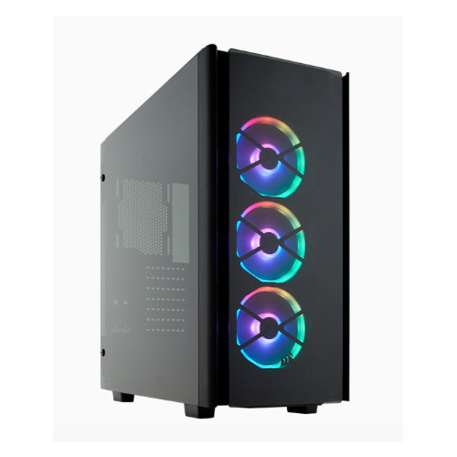 Corsair, Obsidian, Series, 500D, RGB, SE, Mid, Tower, Case, USB, 3.1, Type-C, Premium, Tempered, Glass, and, Aluminium, LL120, Fans, and, 