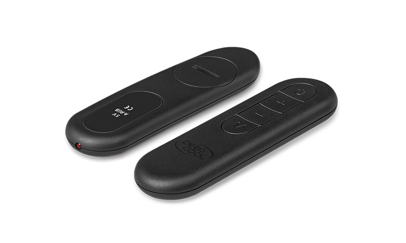 Deepcool, A-RGB, Controller, For, RGB, Lighting, Effects, Receiver, Unit, and, Magnetic, Remote, Set, Compatible, with, Non-Deepcool, 