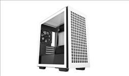 DeepCool, CH370, WH, M-ATX, Case, 120mm, Rear, Fan, Pre-Installed, Headphone, Stand, up, to, 360mm, Radiators, 2, Switching, front, pa, 
