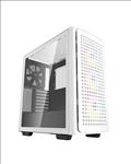 Deepcool, CK560, White, Mid-Tower, Computer, Case, Tempered, Glass, Panel., High-Airflow, Performance, 4, x, Pre-Installed, Fans, Wi, 