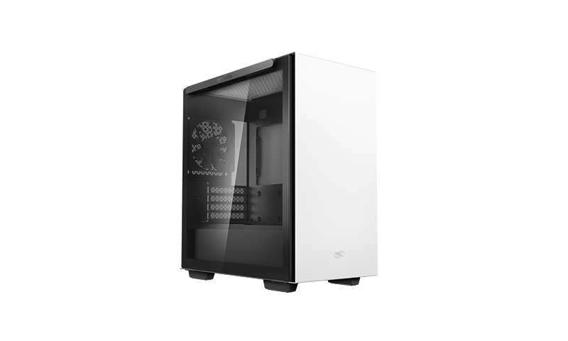 Deepcool, MACUBE, 110, White, Minimalistic, Micro-ATX, Case, Magnetic, Tempered, Glass, Panel, Removable, Drive, Cage, Adjustable, G, 
