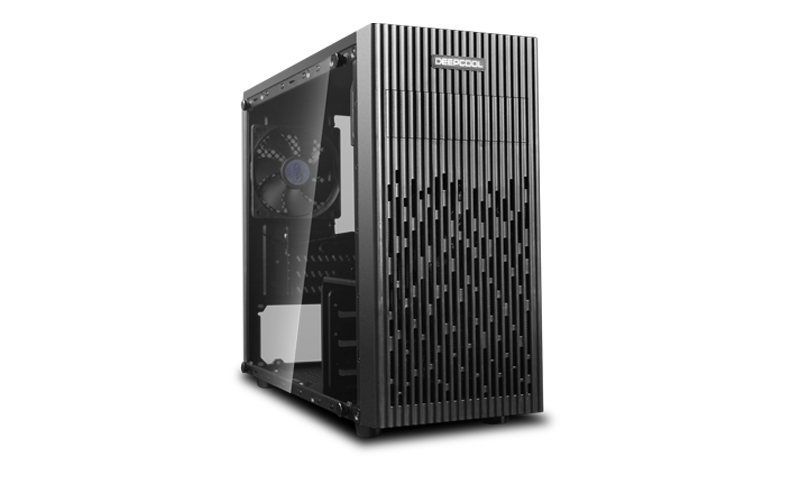 Computer Cases/DEEPCOOL: Deepcool, MATREXX, 30, Full, Tempered, Glass, Side, Panel, M-ATX, Case, 1x, 120mm, Black, Fan, Graphics, Card, Up, To, 250mm, 