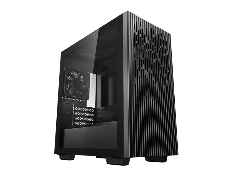 Deepcool, MATREXX, 40, Mini-ITX, /, Micro-ATX, Case, Tempered, Glass, Side, Panel, Mesh, Top, and, Front, 1x, Pre-Installed, Fan, Remo, 