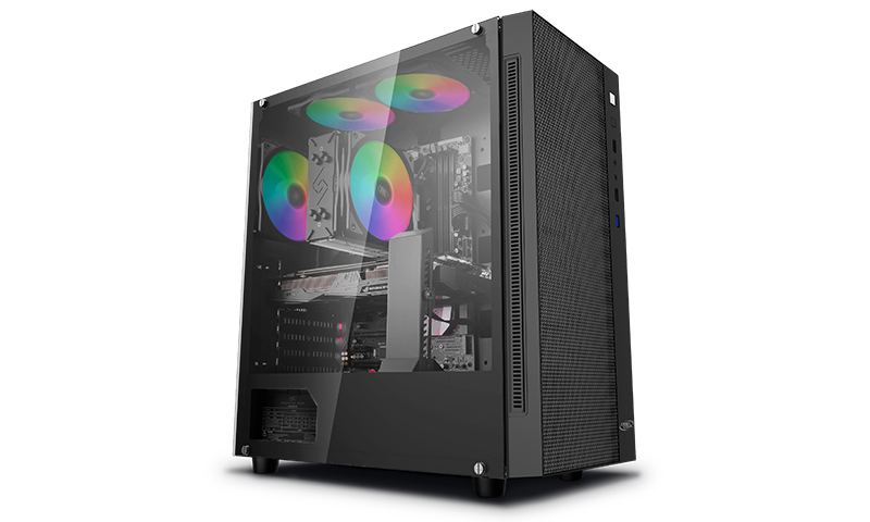 Deepcool, MATREXX, 55, MESH, ATX, Minimalist, Tempered, Glass, Case, Supports, E-ATX, MB, 