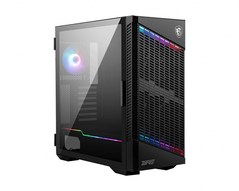 MSI, MPG, VELOX, 100P, AIRFLOW, Mid-Tower, Case, E-ATX, /, ATX, /, M-ATX, /, ITX, 7x, Expansion, Slots, 2x, USB, 3.2, 1x, USB-C, 1x, Audio, 