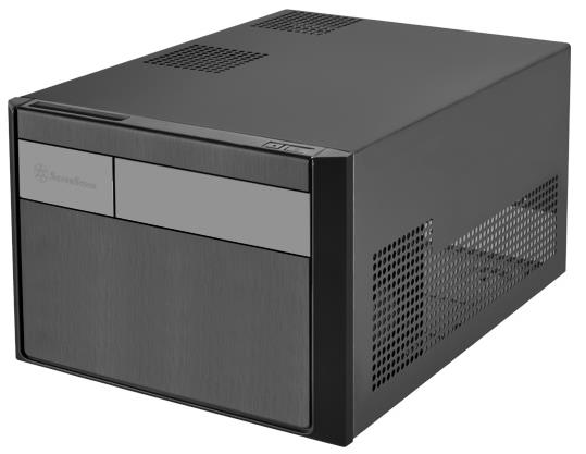 Silverstone, SG11, mATX, SFF, Case, Black, Colour, Supports, ATX, PSU, (LS), 