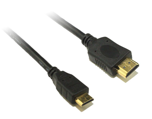 8Ware, Mini, HDMI, to, High, Speed, HDMI, Cable, 2m, Male, to, Male, 