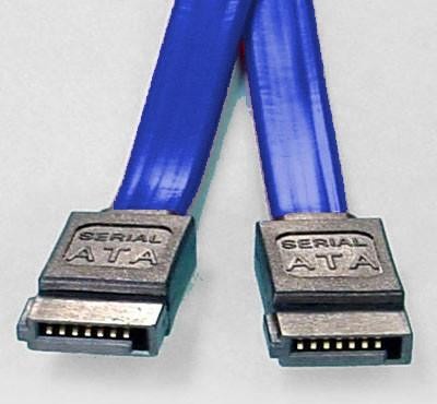 Cables/8ware: 8ware, SATA, 3.0, Data, Cable, 0.5m, /, 50cm, Male, to, Male, Straight, 180, to, 180, Degree, 26AWG, Blue, 