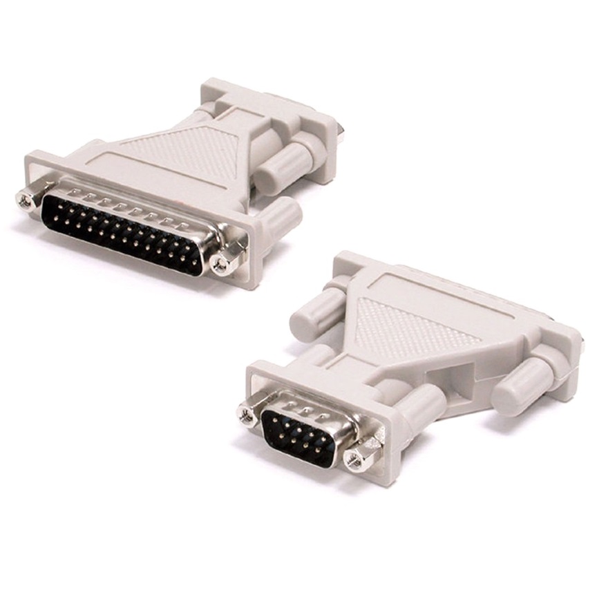 8Ware, D-SUB, DB, 25-pin, to, DB, 9-pin, Male, to, Male, Adapter, 