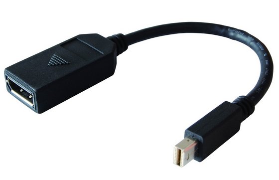 Video Cables/8ware: 8Ware, Mini, Display, Port, DP, to, Display, Port, DP, 20-pin, Male, to, Female, Adapter, Cable, 
