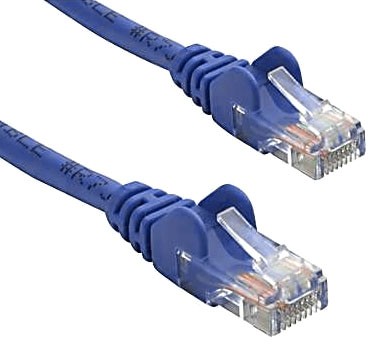 Cables/8ware: 8Ware, Cat5e, UTP, Ethernet, Cable, 10m, Blue, ~CBAT-RJ45BL-10M, 