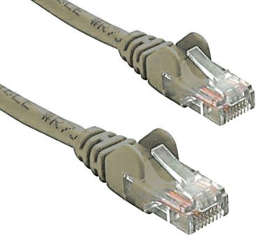 Cables/8ware: 8Ware, Cat5e, UTP, Ethernet, Cable, 1m, Grey, 