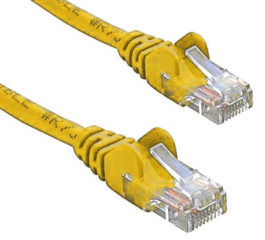 Cables/8ware: 8Ware, Cat5e, UTP, Ethernet, Cable, 1m, Yellow, 
