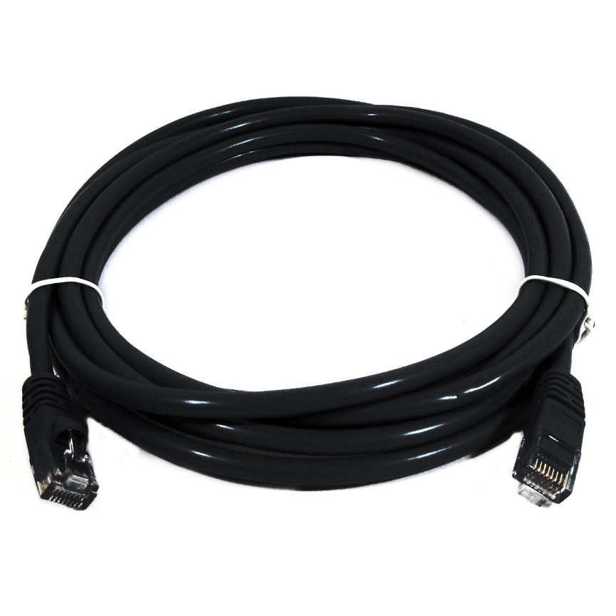 Cables/8ware: 8Ware, Cat6a, UTP, Ethernet, Cable, 25cm, SnaglessÂ Black, 