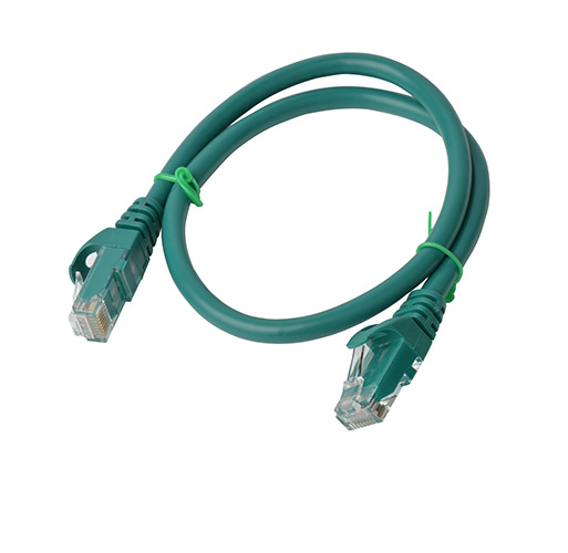 Cables/8ware: 8Ware, Cat6a, UTP, Ethernet, Cable, 25cm, SnaglessÂ Green, 
