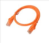 8Ware, Cat6a, UTP, Ethernet, Cable, 25cm, SnaglessÂ Orange, 