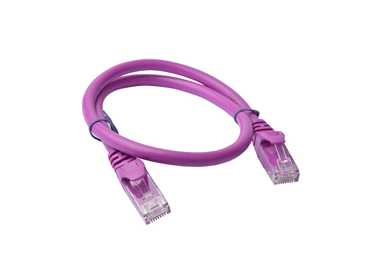 Cables/8ware: 8Ware, Cat6a, UTP, Ethernet, Cable, 25cm, SnaglessÂ Purple, 