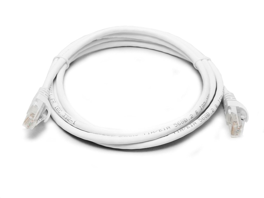 8Ware, Cat6a, UTP, Ethernet, Cable, 0.5m, (50cm), SnaglessÂ White, 