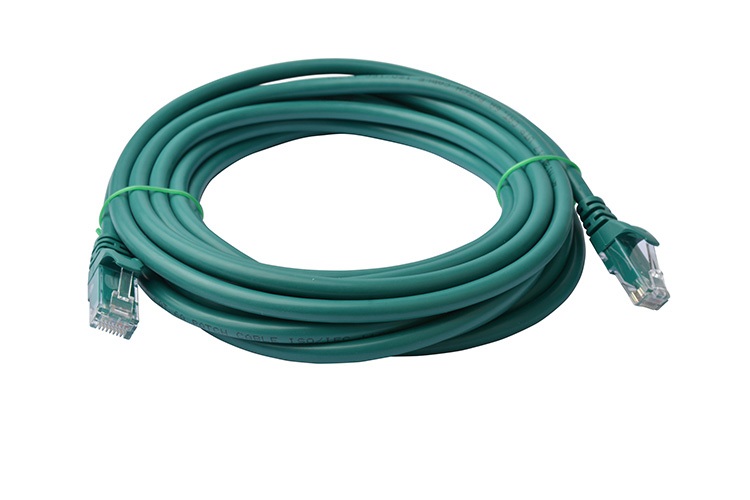 8Ware, Cat6a, UTP, Ethernet, Cable, 10m, SnaglessÂ Green, 