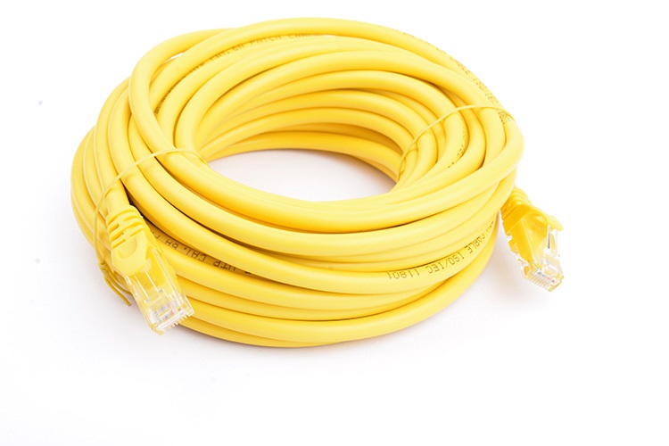 8Ware, Cat6a, UTP, Ethernet, Cable, 10m, SnaglessÂ Yellow, 