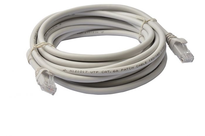 8Ware, Cat6a, UTP, Ethernet, Cable, 15m, SnaglessÂ Grey, 