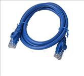 8Ware, Cat6a, UTP, Ethernet, Cable, 1m, SnaglessÂ Blue, 