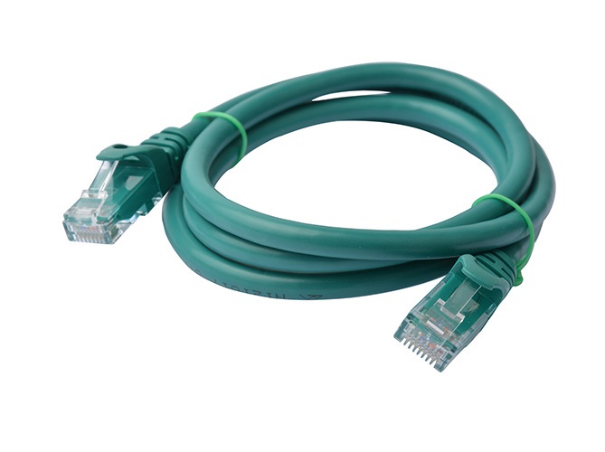 Cables/8ware: 8Ware, Cat6a, UTP, Ethernet, Cable, 1m, SnaglessÂ Green, 