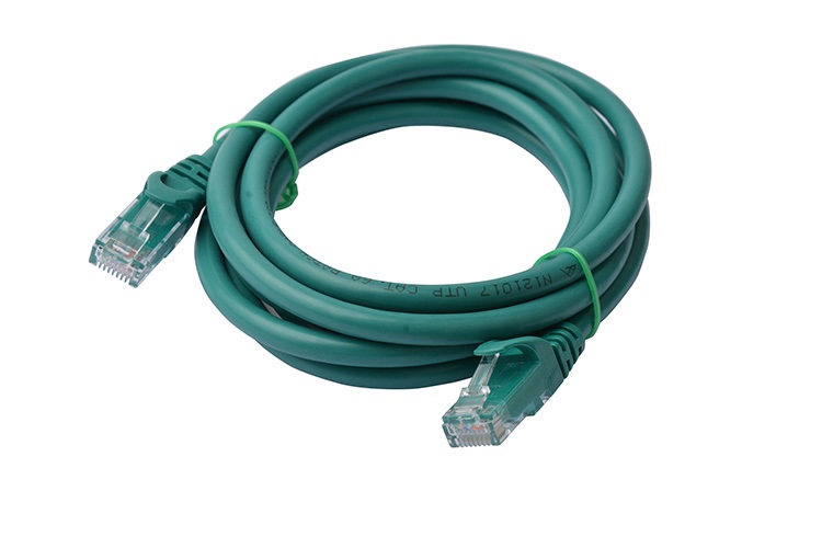 8Ware, Cat6a, UTP, Ethernet, Cable, 2m, SnaglessÂ Green, 