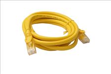 8Ware, Cat6a, UTP, Ethernet, Cable, 2m, SnaglessÂ Yellow, 